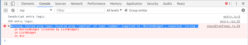 PropTypes warning when a number is passed for string.