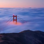 Golden Gate Bridge in the fog by Frank Schulenburg